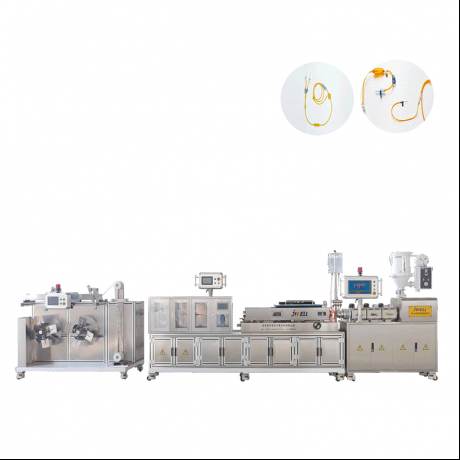 Iileyiti eziNtathu (iZintlu eziMbini) zeMedical Light-proof Infusion Tube Extrusion Line